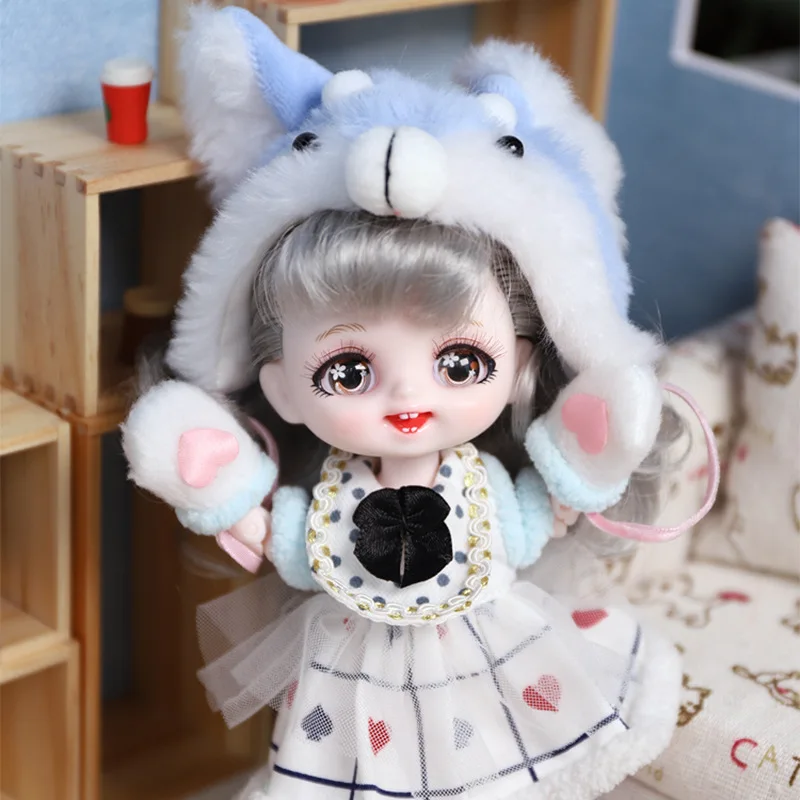 Xiaomi Youpin De Bisheng 8-точечный кукла bjd16cm милые совместное жира тела может быть изменен
