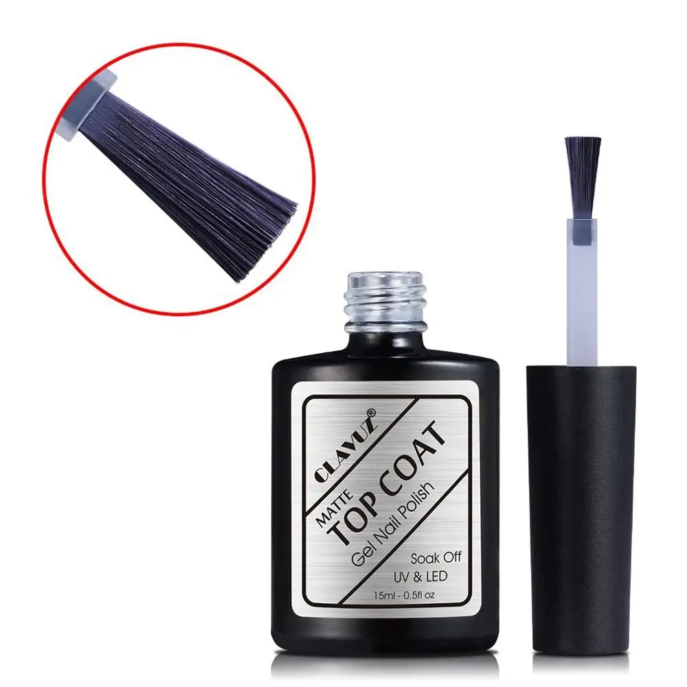 Гель лак для ногтей CLAVUZ 15 мл верхнее покрытие + Базовое долговечный основа