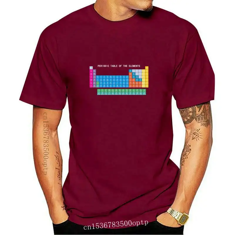 

New Periodic Table Of Elements Kids T-Shirt Tee Top Gift Science Chemistry 2Xl 36Xl Tee Shirt