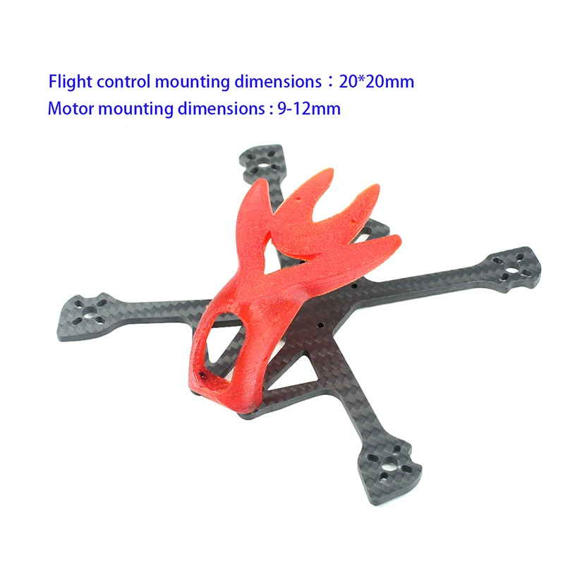 

Mini DIY Seastar138mm RC Drone FPV Frame w/камера защитный чехол для 3-дюймового пропеллера 1104-1506 мотора 20-30A ESC