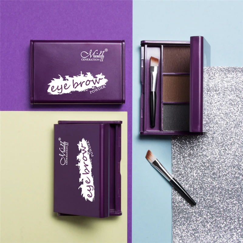 

3 Color Eyebrow Powder Lasting Color Eyebrow Powder Stereo Explosions Brow Pomade Eyebrow Pencil Makeup Tools