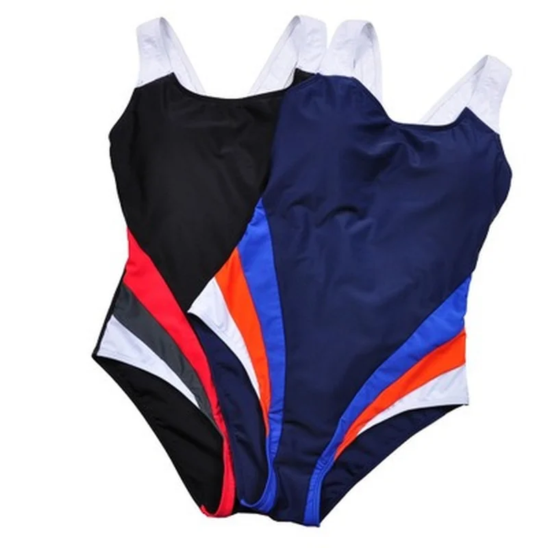 

Sexy one-piece Swimsuit Women's New Mosaic Slimming Large Competitive Swimming Suit bikini set women