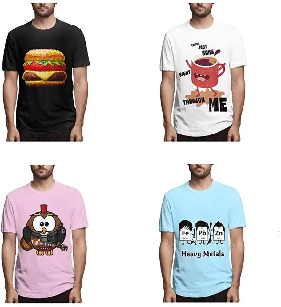 

Men's Custom Printed T-shirts Add Your 2021 All-match Soft And Comfortable Printing Fashion All-match Your Own Logo