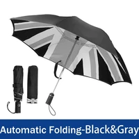 windproof parasol for mini cooper f54 f55 f56 f60 r55 r56 r60 automatic folding umbrella double layer reverse car accessories