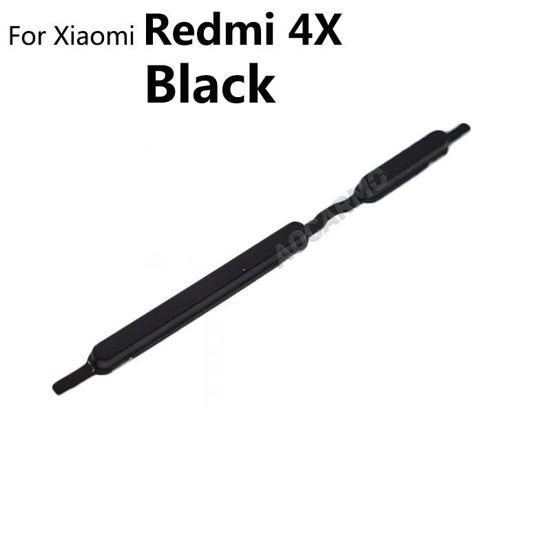 Кнопка включения/выключения Aocarmo для Xiaomi Redmi 4X / Note + кнопка регулировки громкости -