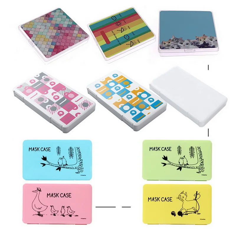 Контейнер для масок коробка маска лица чехол хранения хирургический контейнер