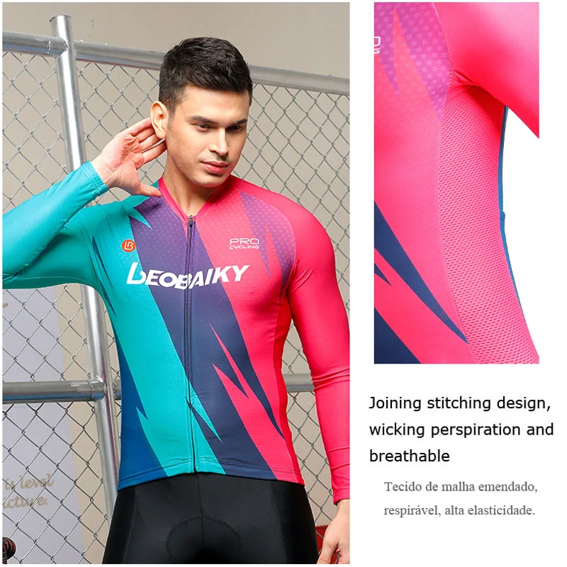 Профессиональный комплект для езды на велосипеде мужская летняя одежда с