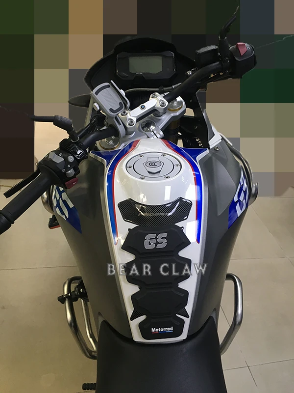 Для BMW 650 700 800 R1200 R1200GS высокое качество бак мотоцикла тяги Сторона Pad газа топлива