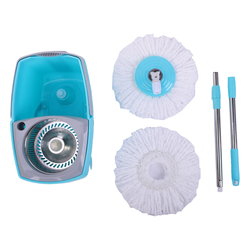Швабра для мытья ведра влажной и чистящей системы волшебное колесо из микрофибры