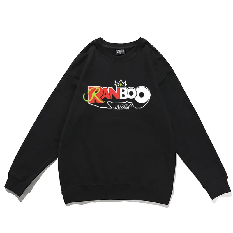 

Пуловер Ranboo Dreamwastaken Merch мужской/женский, свитшот с принтом смайлика, уличная одежда в стиле хип-хоп с круглым вырезом