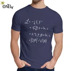 Мужская футболка с изображением Вселенной лагрангии, тонкая летняя футболка с круглым вырезом в стиле ретро