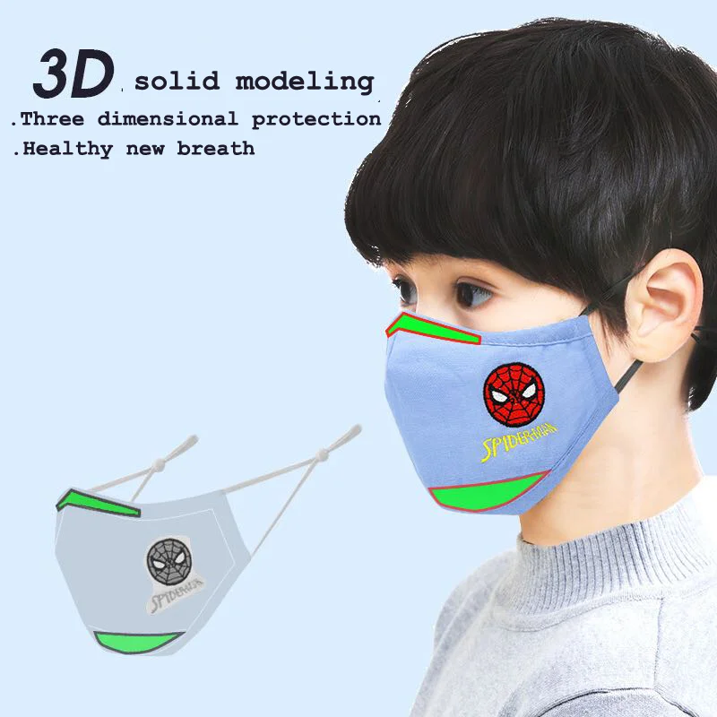 

Free gift filter washable and reusable pure cotton cartoon handsome masque lavables mask masque lavables boy grils child mask