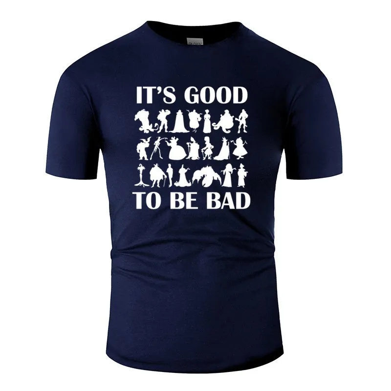 

Fashion Villain Its Good To Be Bad T-Shirt For Men O Neck Tee Shirt For Mens Oversize S-5xl Unisex Top Tee