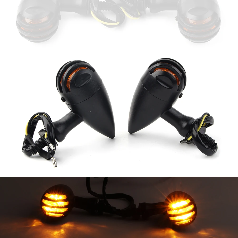 Универсальный индикатор поворота мотоцикла Световой для Harley Kawasaki Honda Yamaha Suzuki Chopper