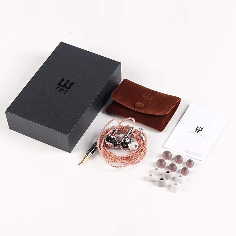 

TRI I3 In Ear Earphones 8mm Dynamic Driver Balanced Armature Driver Unit HIFI Metal bass headset Planar Diaphragm composite