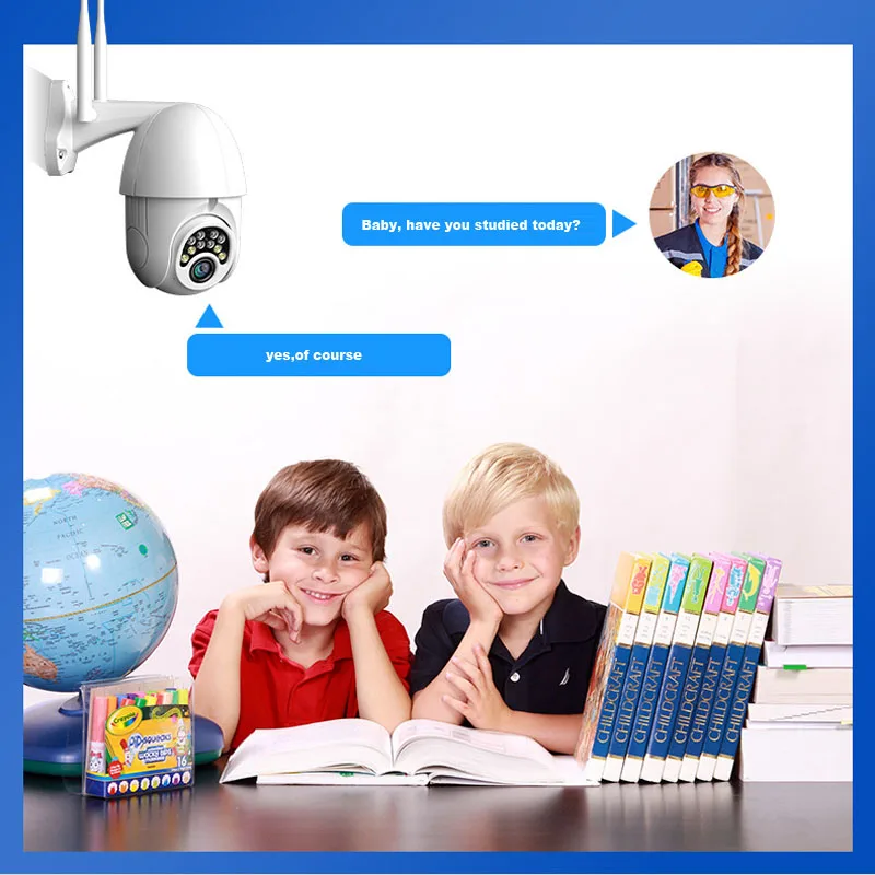V380 PTZ wi-fi IP камера 1080P скорость купол 4 белый свет с 8 ИК-подсветкой двухстороннее аудио P2P Водонепроницаемая Сеть CCTV камера безопасности