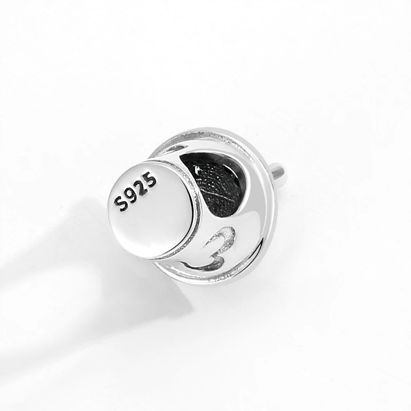 Вечерние бусины цвета шампанского CZ настоящий из стерлингового серебра 925