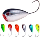 6 шт.лот Поппер 8 см13 г, приманка для рыбной ловли, приманка в виде хорватского яйца с большим горлом, поддельная приманка с одним крючком, снаряжение для рыбной ловли на открытом воздухе, искусственная жесткая приманка