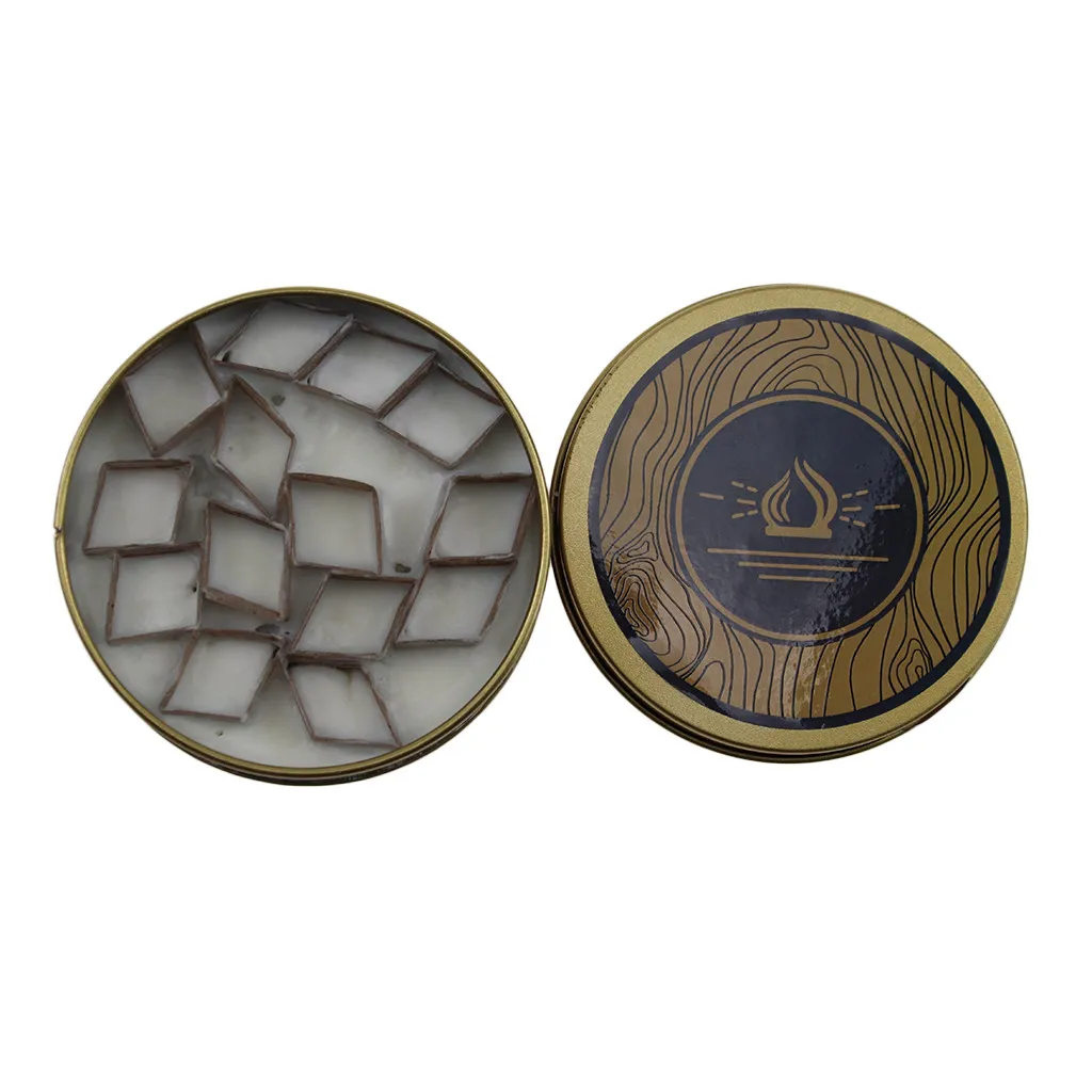 Портативная Волшебная горелка красочное пламя маленькая жестяная банка свеча