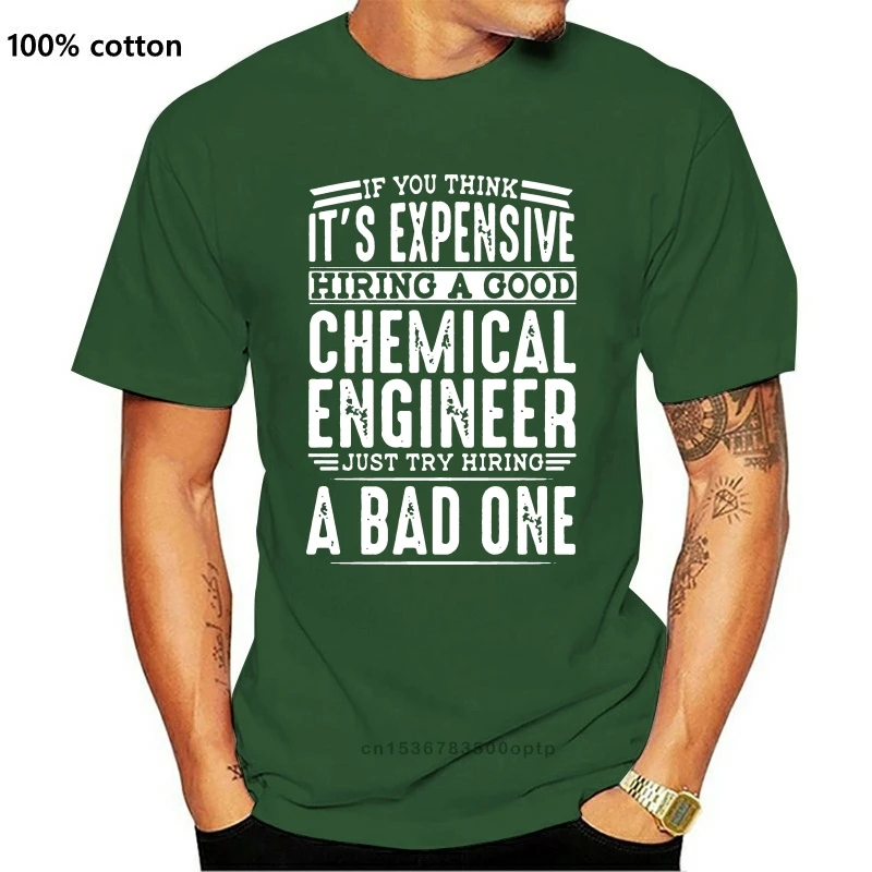 Печать напрокат хороший химический инженер Vs плохой один футболка для мужчин и