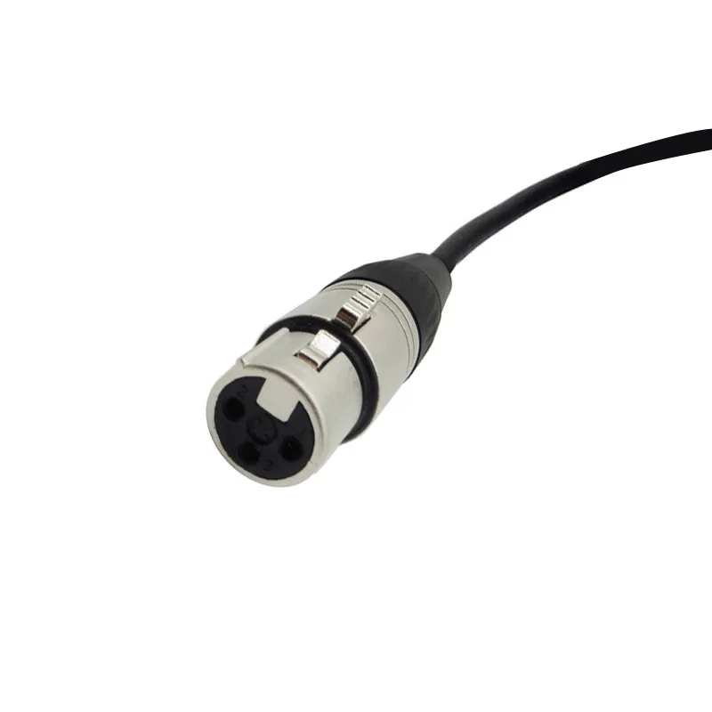 3Pin XLR штекер-гнездо гнездовой адаптер удлинитель аудио кабель для микрофона
