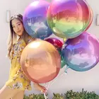 3 шт 24-дюймовые градиентные цвета 4D шар Диско с гелием на день рождения праздничное свадебное украшение шары Baby Shower День Рождения Декор