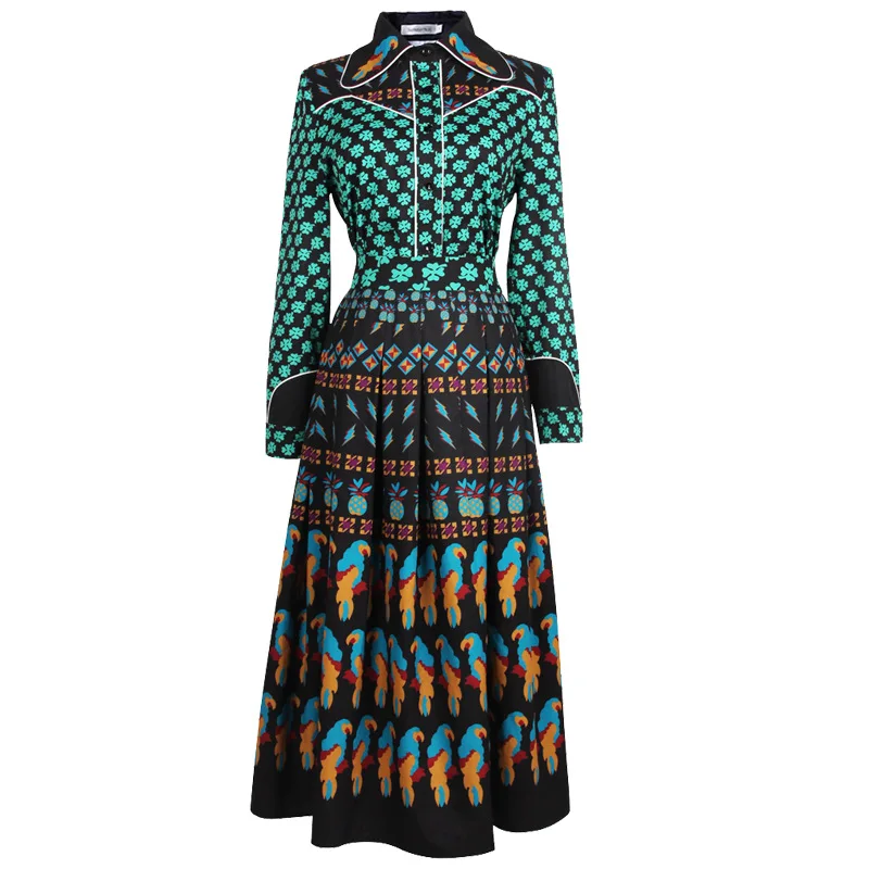 

2021 Spring and Summer Fashion New Printed Sets Elegant Temperament Commuter Style Casual Two-piece Matching Sets