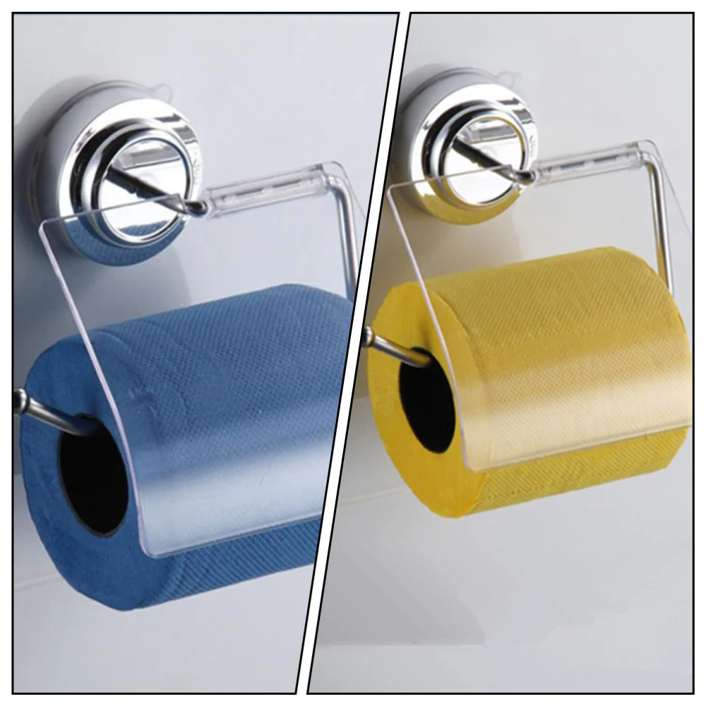 

1Pc Waterproof Tissue Holder Suction Cup Style Rack Stainless Rack