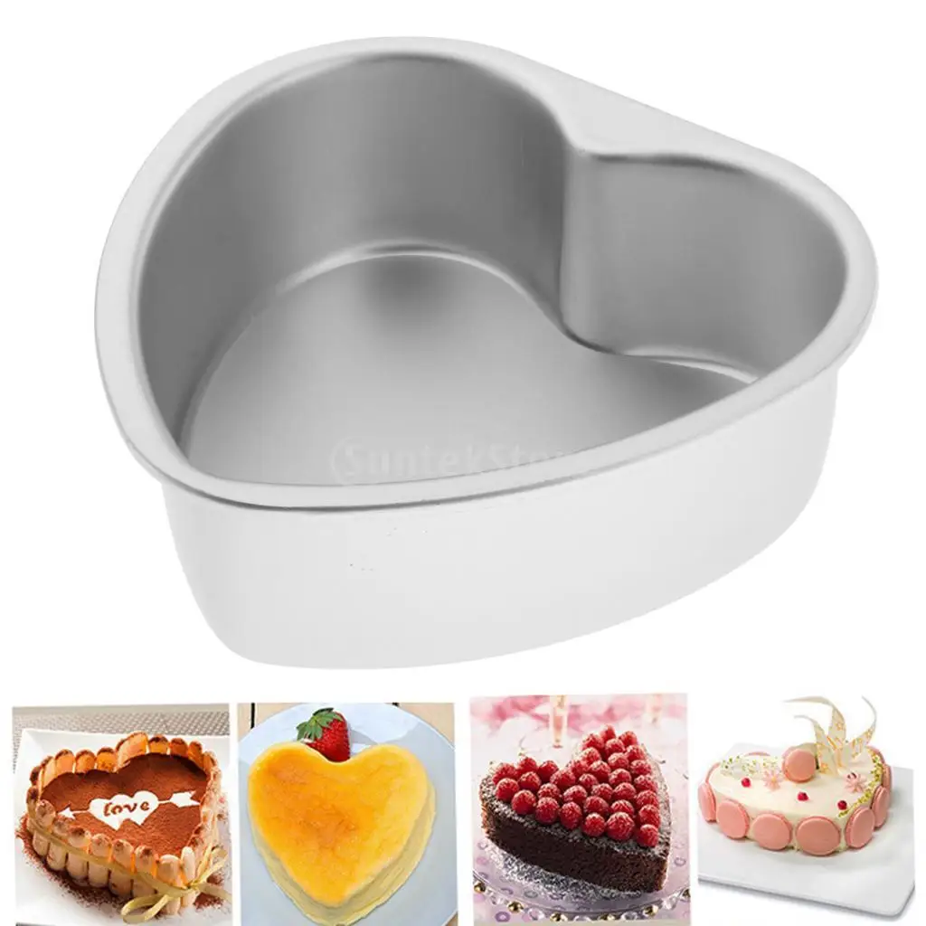 

6/7/8Inch Heart Shaped Removable Bottom Chocolate Cake Pan Tin Baking Mold Mould