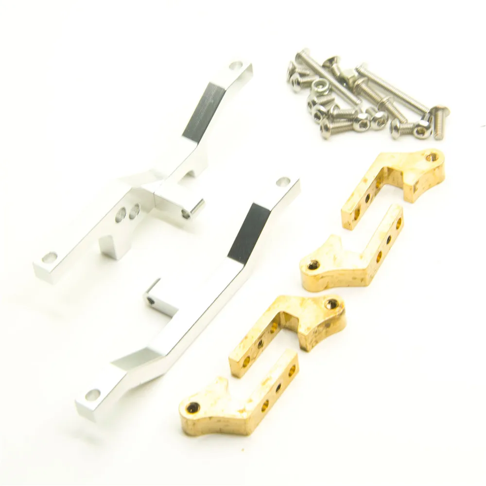 

1Set CNC Aluminum Servo Mount Kit for RC 1/10 D90 II Front Axle Update Replacement Parts