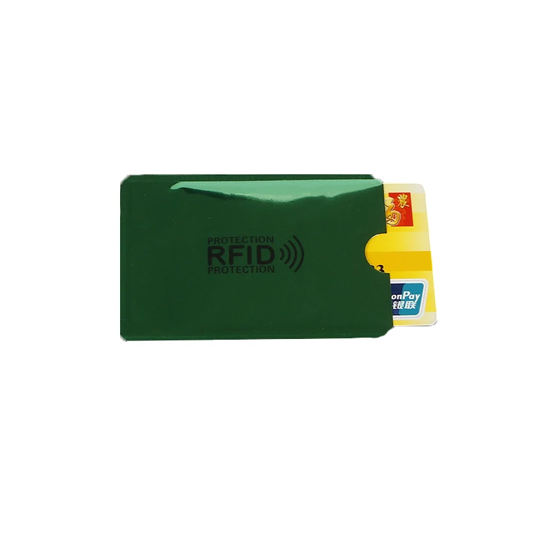 Красочные Анти Rfid Бумажник Блокировка считыватель банк держатель для карт анти