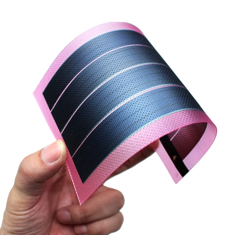 Panel Solar de película delgada y Flexible de 6v, batería de células...