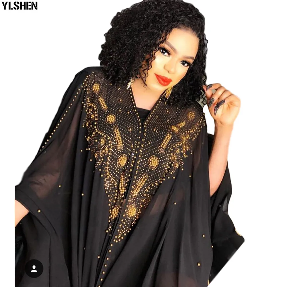 Африканские платья супер размера для Женщин Дашики бриллиант африканская одежда