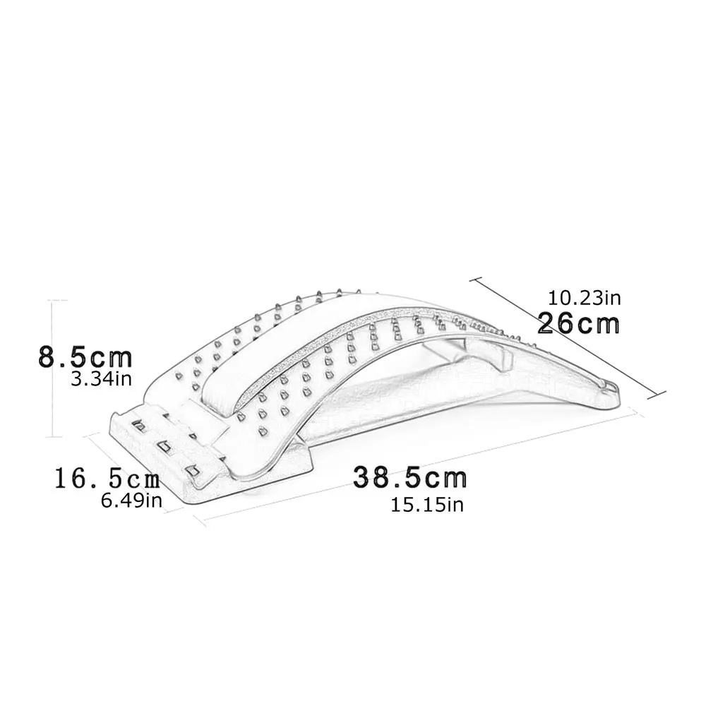 Носилки для спины акупунктурный массаж тяги фитнеса талии позвоночника