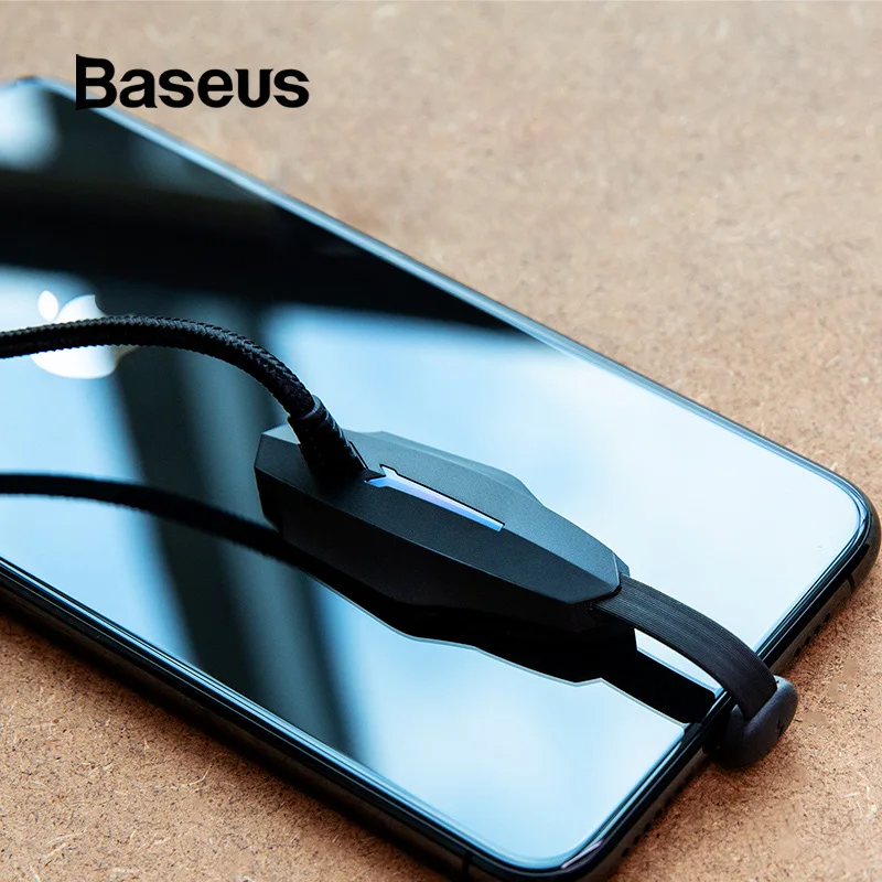 Кабель usb type-C Baseus для iPhone XR XS, USB кабель, локоть, светильник для быстрой зарядки, кабель type-C для samsung S10 S9, кабель для зарядки и передачи данных