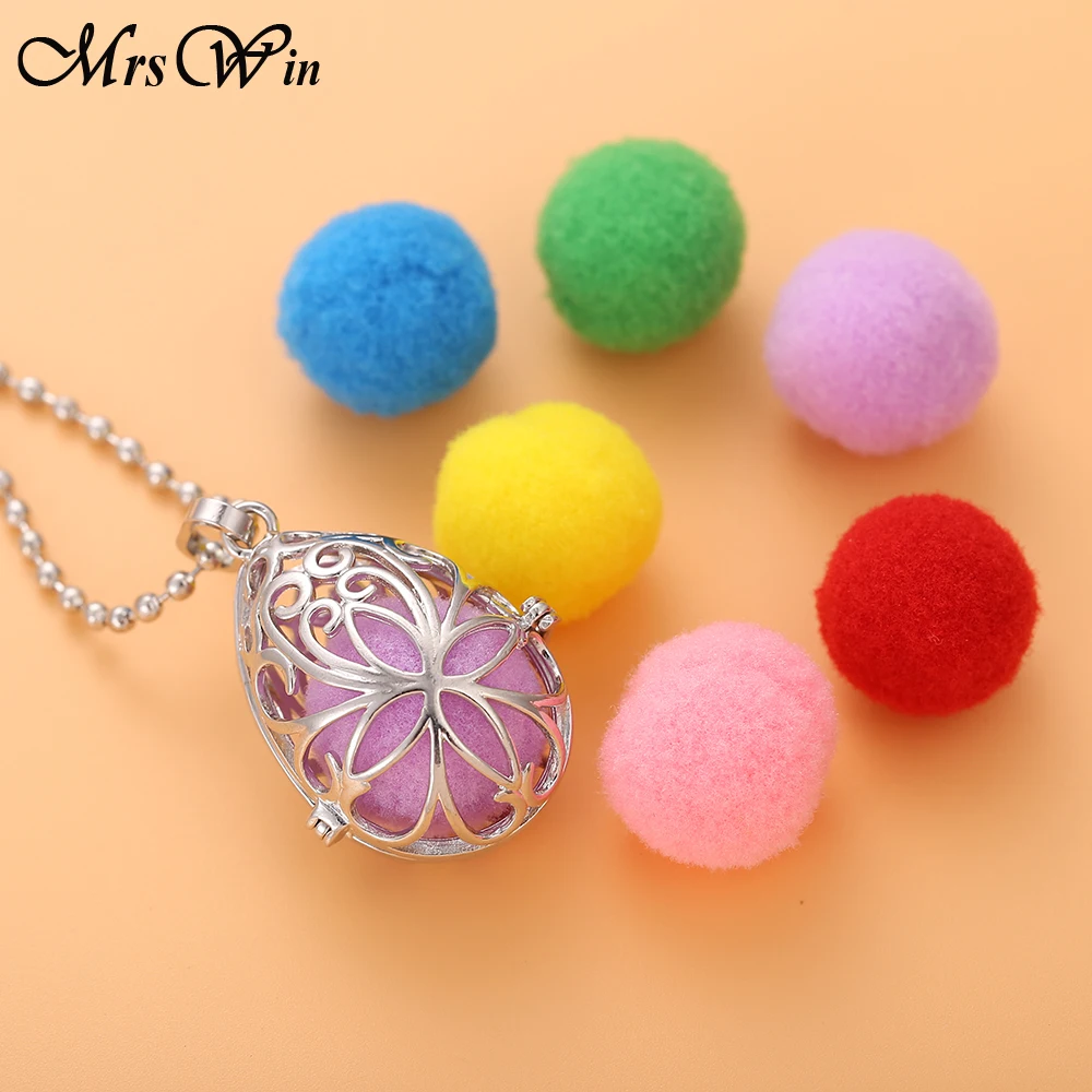 Разноцветный цветочный диффузор для ароматерапии ожерелье ювелирные изделия