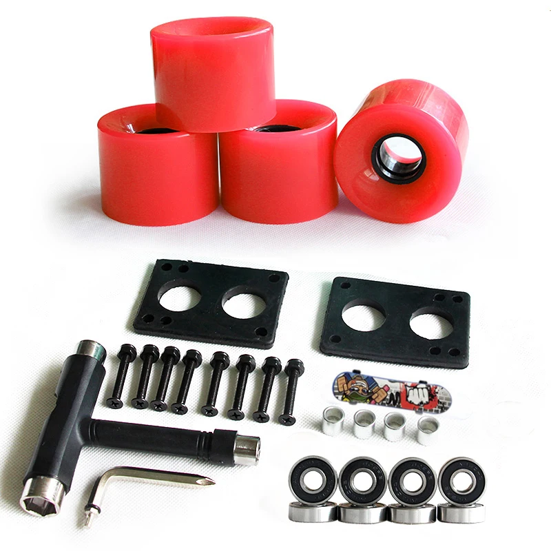 Набор колес для скейтборда диаметром 60 мм подшипник 29 оборудование 3 запасные