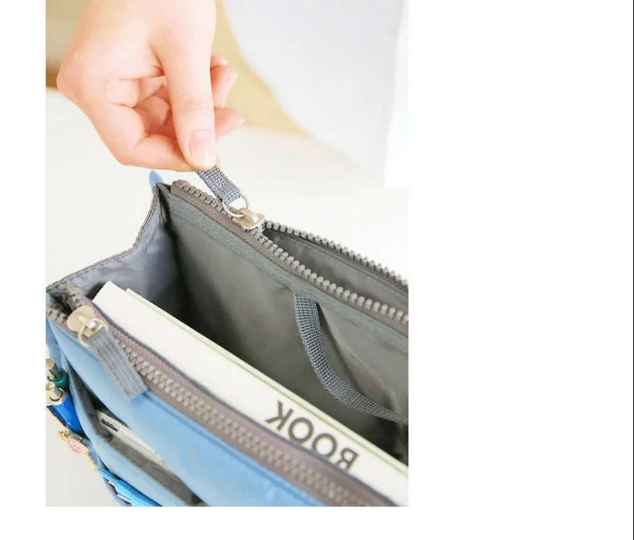 Органайзер-вставка, Женская нейлоновая дорожная сумка-Органайзер, женская косметичка для макияжа, недорогая женская сумка для макияжа