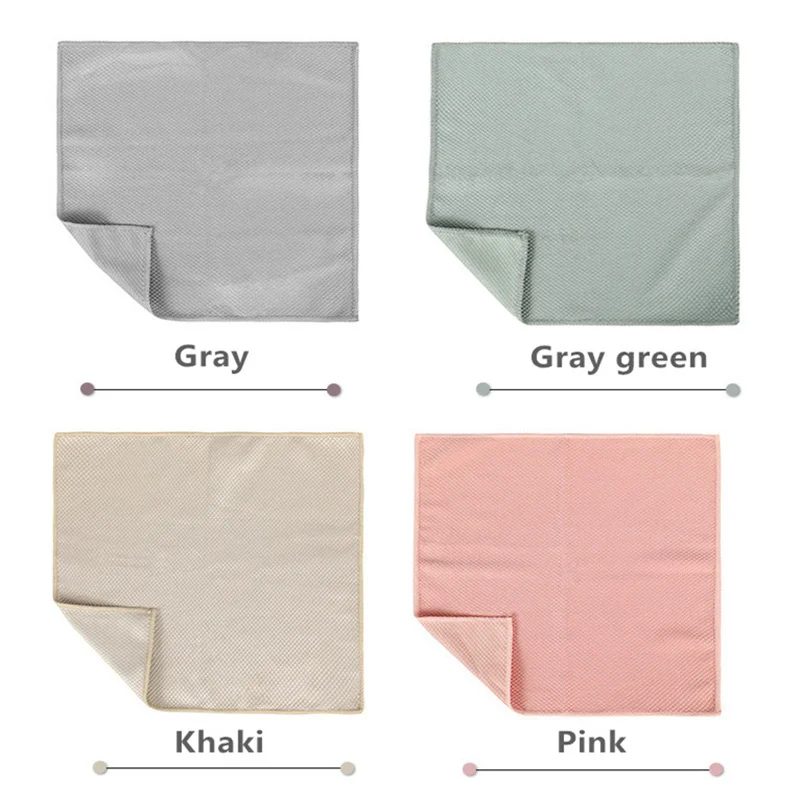 5/10pcs Kitchen Cleaning Fish Scale Grid Rag Microfiber Towel Absorbable Glass Dish Table Window Car Dishcloth | Дом и сад
