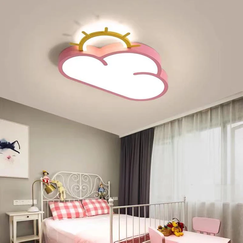 Светодиодный потолочный светильник люстра в виде облака для спальни детской