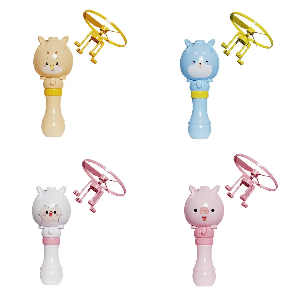 

Non-Electric Outdoor Toy Cartoon Design Bamboo-Dragonfly Bubble Machine Bubble Blower Kids Children Toys For Boys And Girls