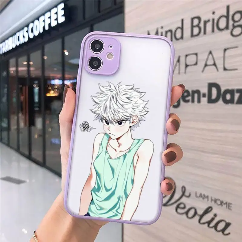 

Hunter x Hunters anime luxury Phone Cases shell matte transparent For iphone 7 8 11 12 plus mini x xs xr pro max cover