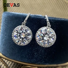 Женские серьги подвески из серебра 100% пробы 11 х11