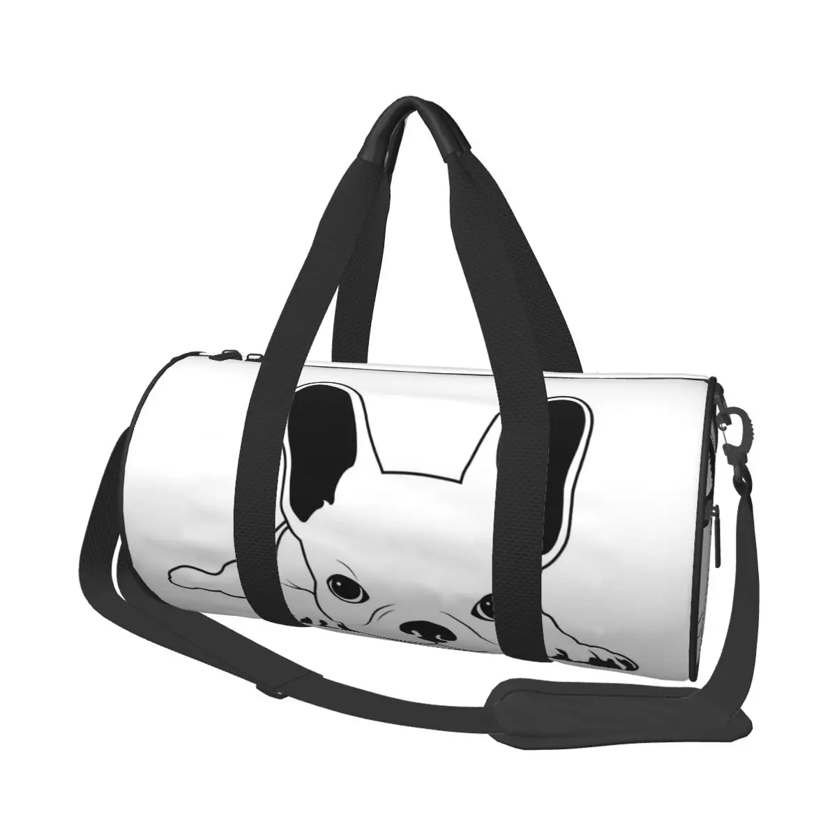 

Сумки для путешествий, милый панель в форме французского бульдога Фитнес сумка Чемодан сумка на молнии выходные спортивная сумка