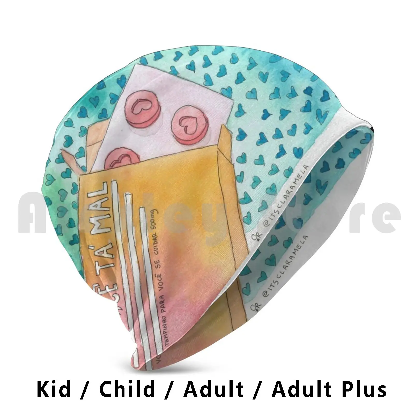 Шапка-бини для надрезания козла вязаная шапка в стиле хип-хоп парацетамол