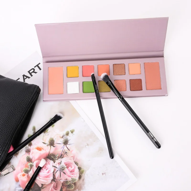 12 цветов Палитра теней для век Матовая Мерцающая палитра рождественские тени