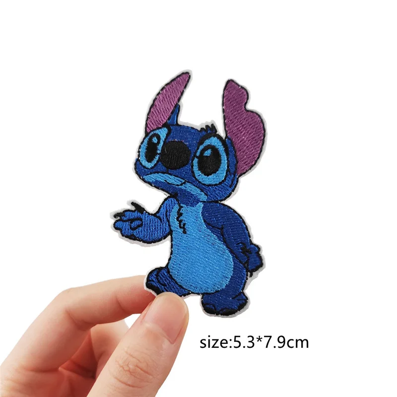 Детские нашивки с вышивкой Lilo & Stitch для одежды|Заплатки| |