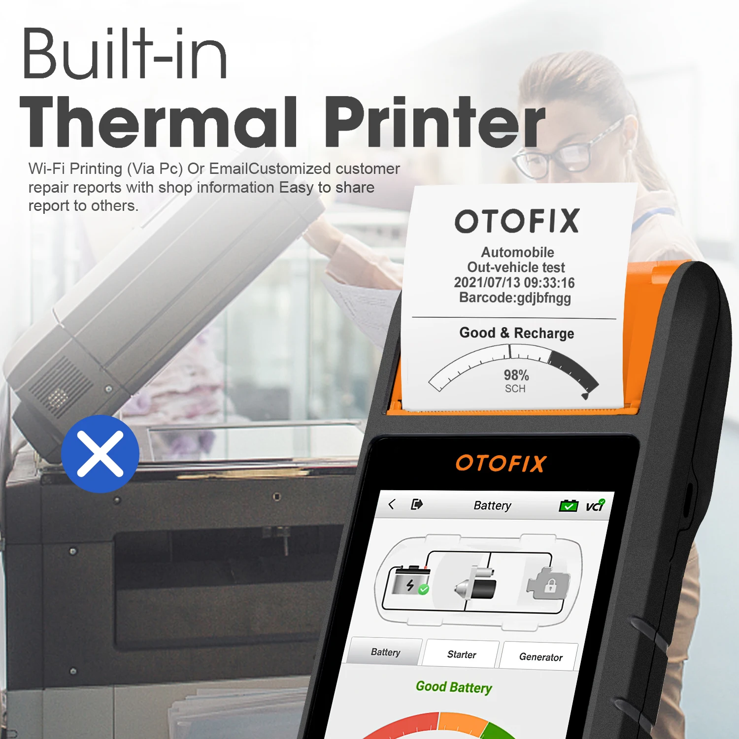 2021 новейший Autel OTOFIX BT1 электрический анализатор BMS полный диагностический