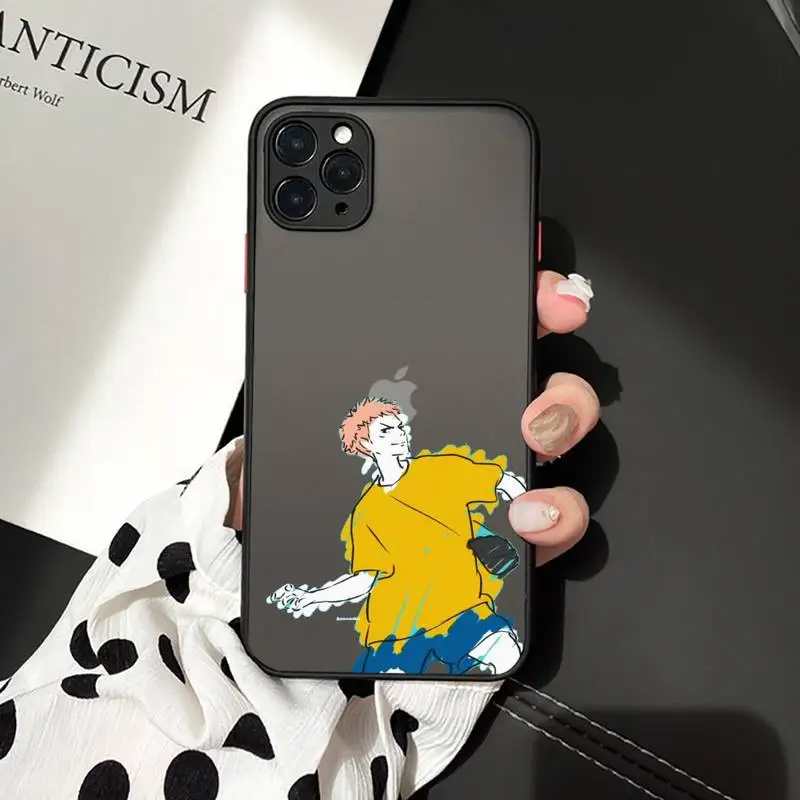 

Jujutsu Kaisen Anime comics Phone Case matte transparent For iphone 7 8 11 12 plus mini x xs xr pro max cover