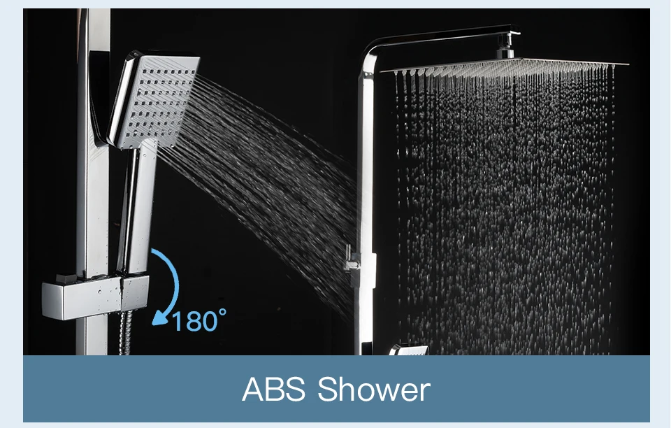 FRAP Shower Faucets Set white bathroom shower system bath shower mixer faucet rainfall shower head Taps Wall Mounted faucet